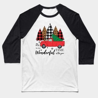 Christmas Trees It's The Most Wonderful Time Of The Year Baseball T-Shirt